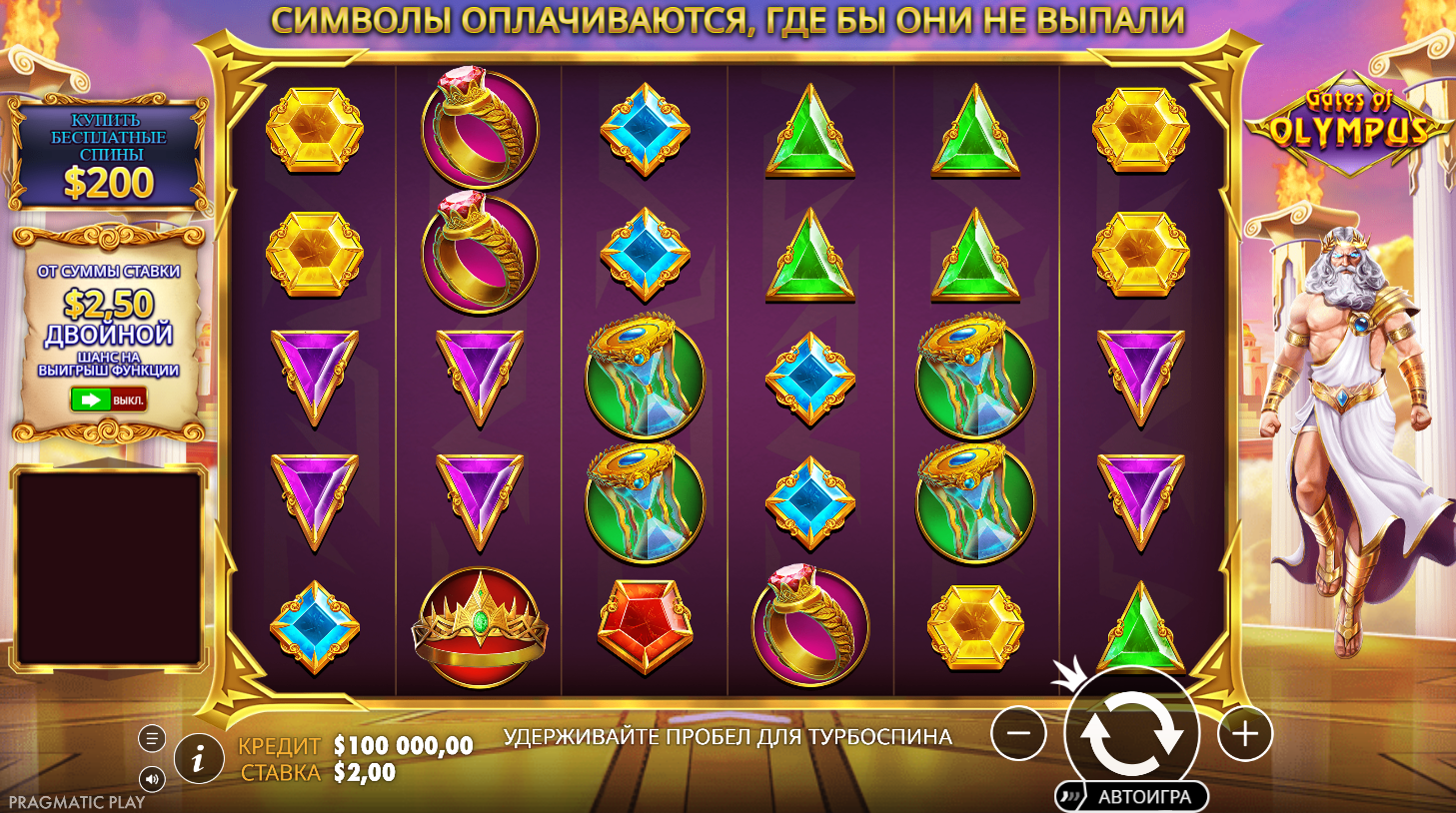 Слот для отыгрыша Акционный слот для игры