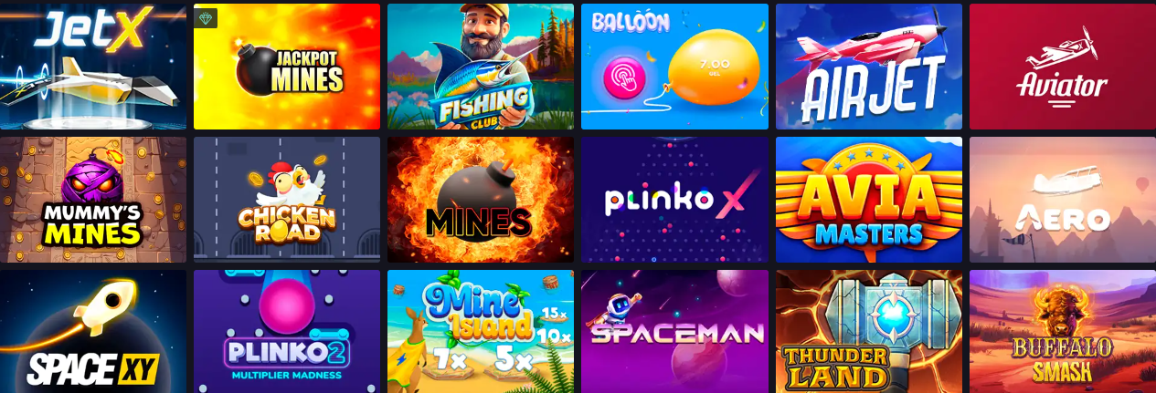 Instant games в Izzi Игры Instant games