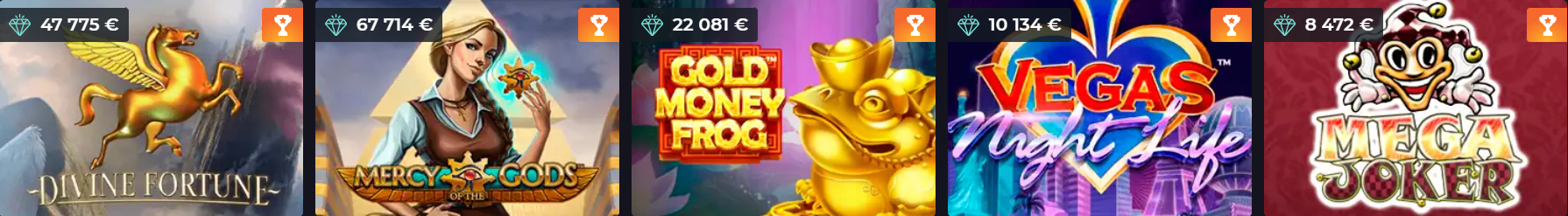 Джек пот в слотах Игры с Джек потом