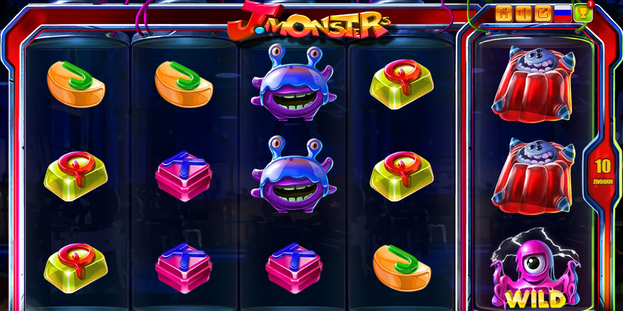 Игровой автомат J.Monsters Слот J.Monsters