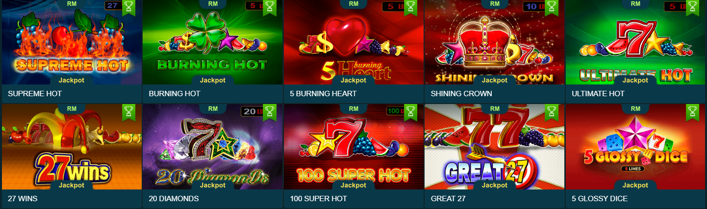 Игровые автоматы EGT Игры от EGT